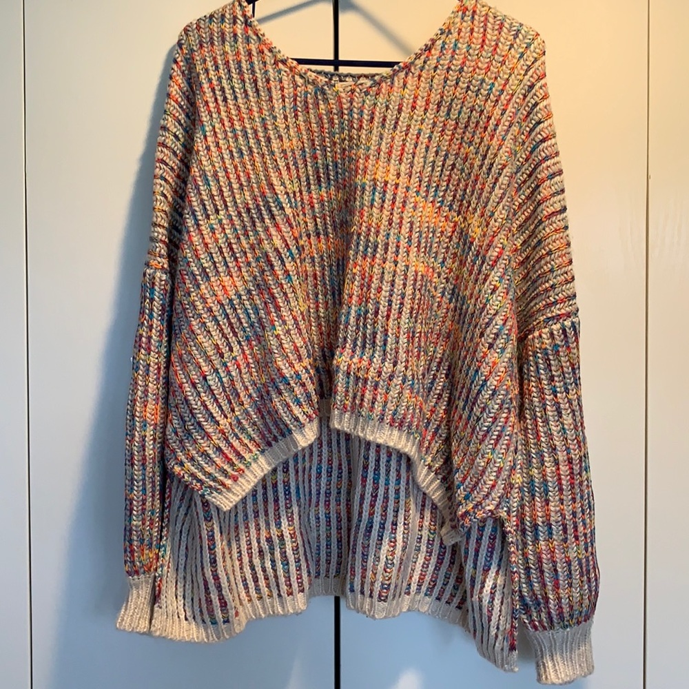High low sweater